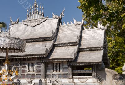 silver temple in Chiang Mai