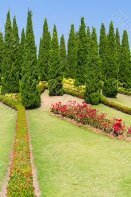 Landscaped garden Royal Flora Ratchaphruek