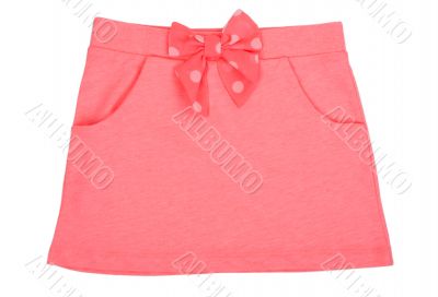 baby pink skirt