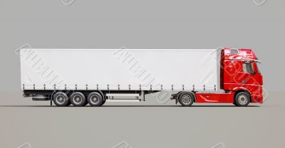 Semi-trailer truck