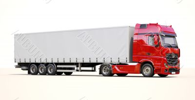 Semi-trailer truck