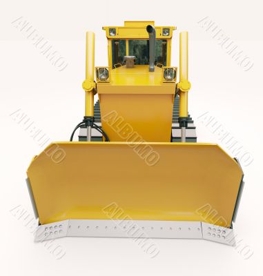 Heavy crawler bulldozer 