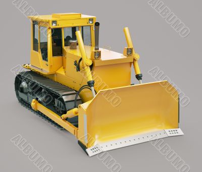 Heavy crawler bulldozer 