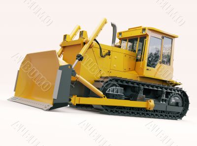 Heavy crawler bulldozer 