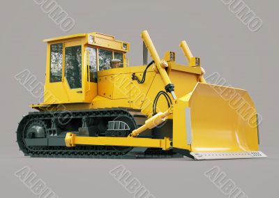 Heavy crawler bulldozer 