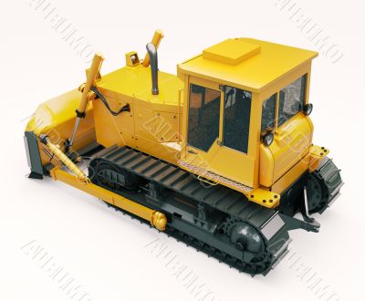 Heavy crawler bulldozer 