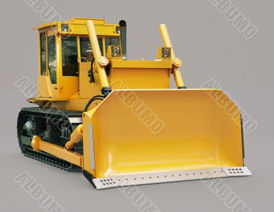 Heavy crawler bulldozer 