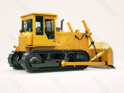 Heavy crawler bulldozer 