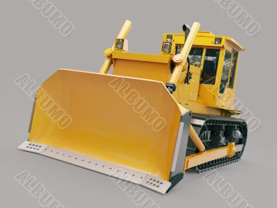 Heavy crawler bulldozer 