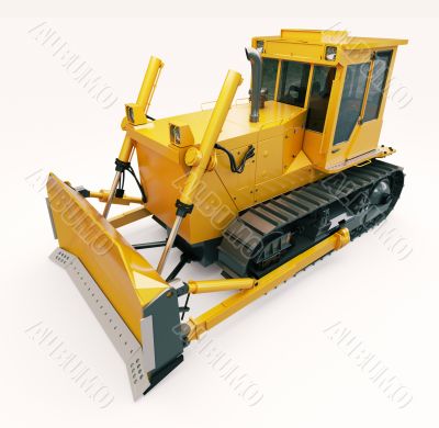 Heavy crawler bulldozer 