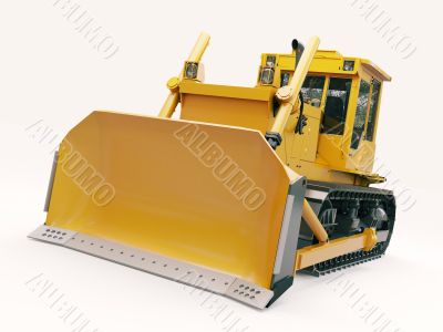 Heavy crawler bulldozer 