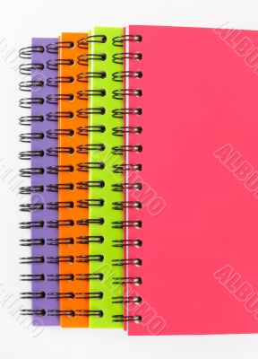 notebook on white background notebook on white background