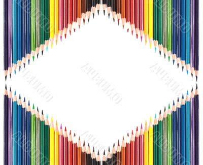 Colour pencils isolated on white background Colour pencils isolated on white background