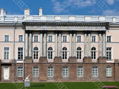 facade of a building in St. Petersburg