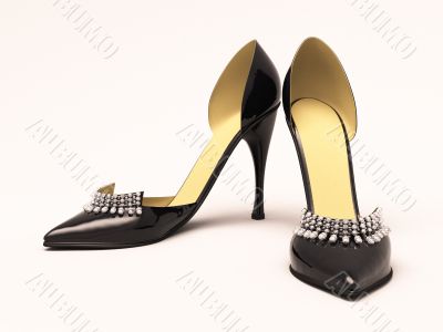 Women`s black shoes