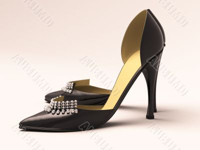 Women`s black shoes