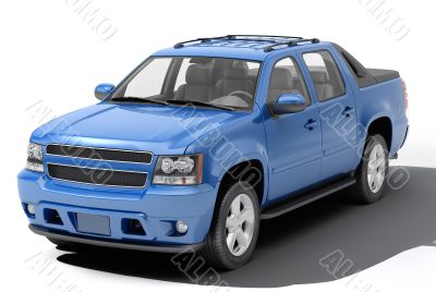 Blue pickup