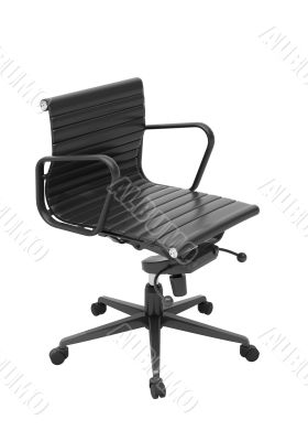 Gray office chair isolated