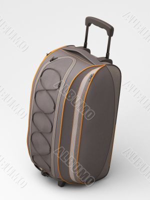 Grey travel bag