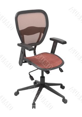 Modern office chair isolated