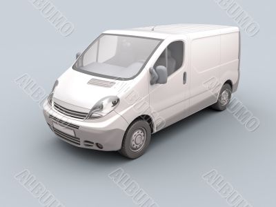 White commercial van