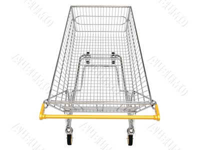 Shopping carts isolated Shopping carts isolated