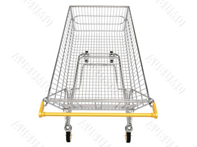 Shopping carts isolated