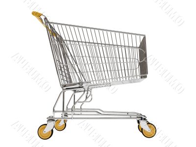 Shopping carts isolated