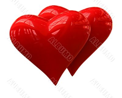A couple of hearts A couple of hearts