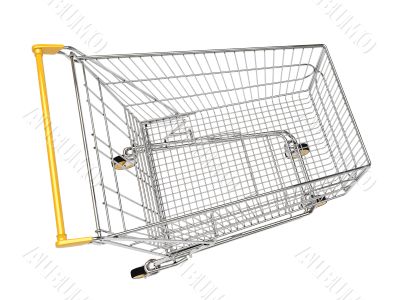 Shopping carts isolated