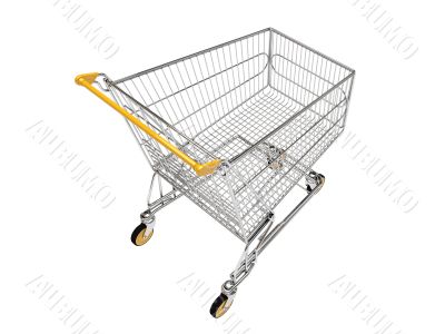 Shopping carts isolated