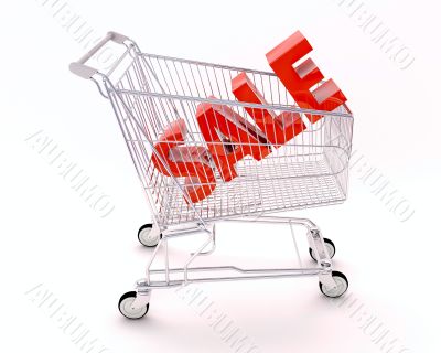 Cart for purchases and sale