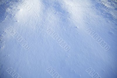 Texture of snow