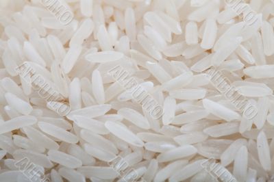 Rice long grain closeup