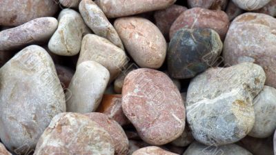 Pebble stones close up.