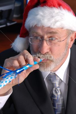 Senior Businessman Christmas Party