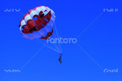 Parasailing Parachute in the sky