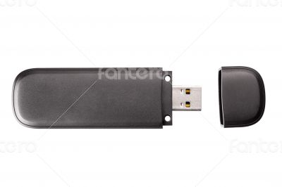 Black usb flash drive