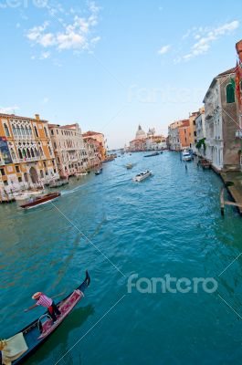Venice Italy grand canal view