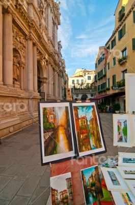 Venice Italy  unusual pittoresque view
