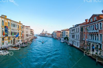 Venice Italy grand canal view