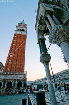 Venice Italy Saint Marco square view