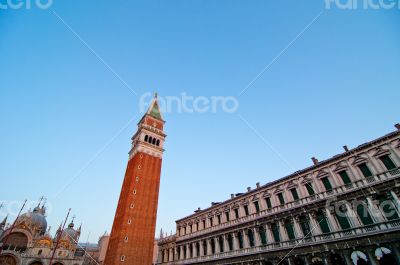 Venice Italy Saint Marco square view