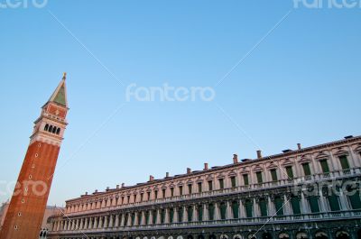 Venice Italy Saint Marco square view