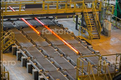 Steel rolling mill