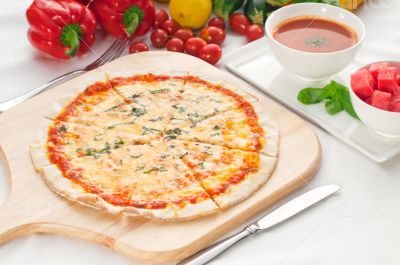 Italian original thin crust pizza Italian original thin crust pizza
