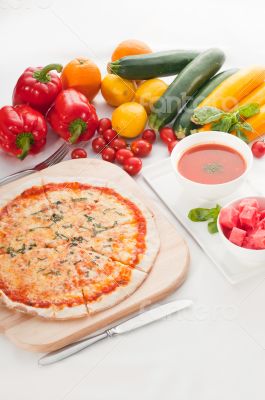 Italian original thin crust pizza Italian original thin crust pizza