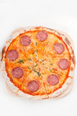 Italian original thin crust  pepperoni pizza