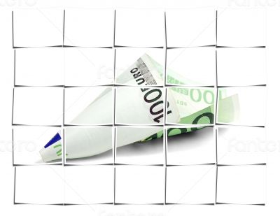 one undred euro bill 