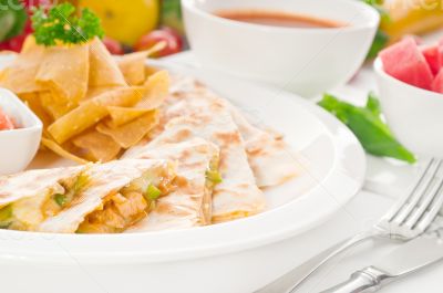 original Mexican quesadilla de pollo